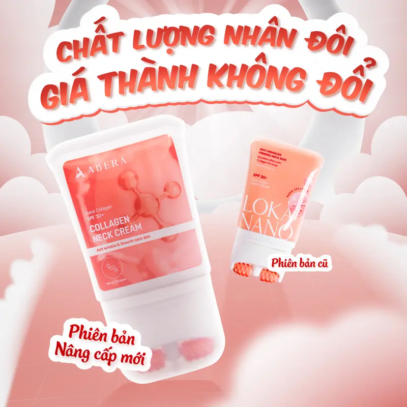 [LOKA NANO SHOP] [Combo 2 Hộp] Kem dưỡng cổ Loka Nano 50ml Làm trắng dưỡng ẩm làm săn chắc làn da. 3