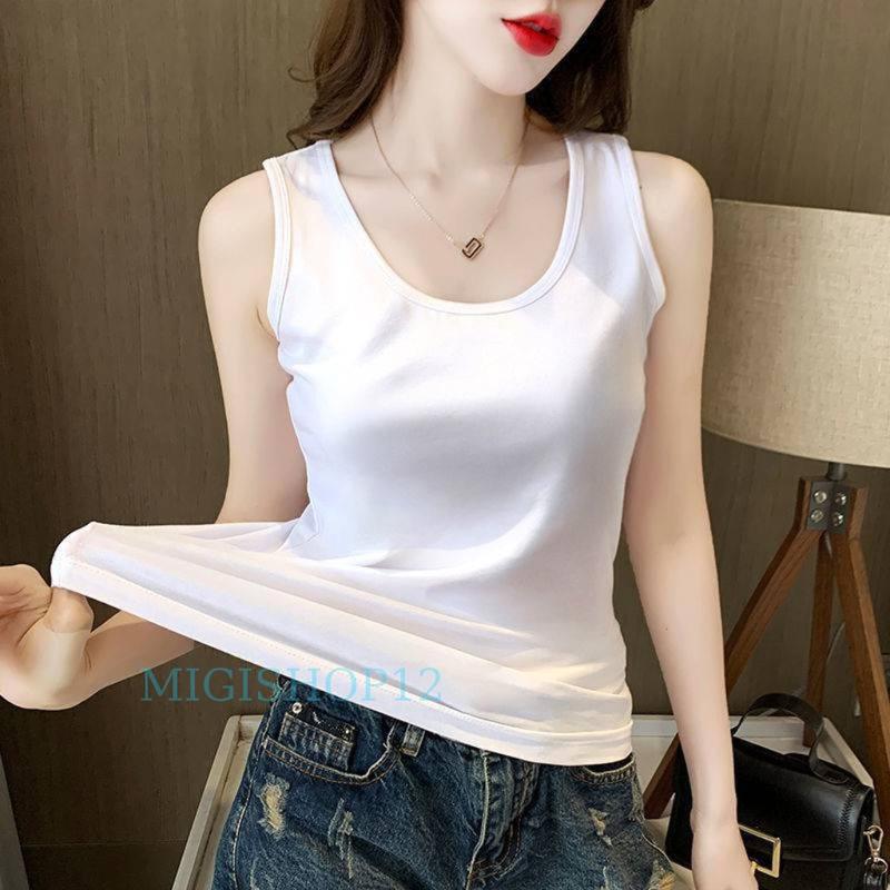  Áo Thun 3 Lỗ Sát Nách Nữ Chất Liệu Thun Co Giãn Thấm Hút Mồ Hôi Tốt Form Ôm Nhẹ Nhàng Tôn Đường Cong Thích Hợp Với Jeans Quần Kaki Quần Short 