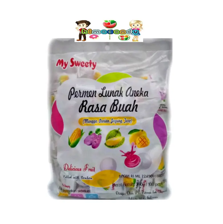 Permen Lunak Aneka rasa Buah isi 100 pcs
