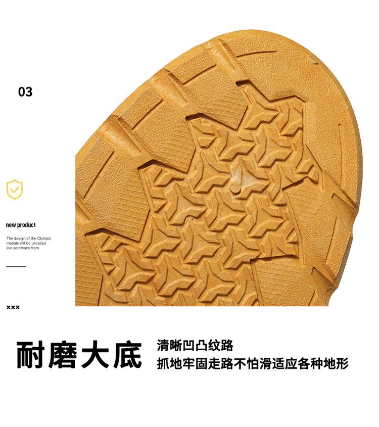 Product Introduction of Giày Nam, Cổ Cao Martin, Phong Cách Hợp Xu hướng Dễ Phối Đồ, Giày Dụng Cụ Đế Dày, Bốt Da Thường Ngày Màu Đen, Bốt Ngắn, Mùa Thu, Hàng Mới Về 2025 15