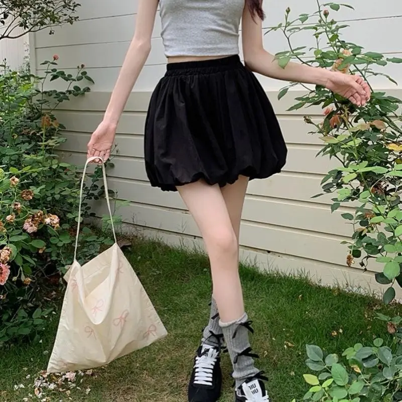 Quần đùi nữ bí phồng, Quần Short nữ dáng bí chất voan đẹp mềm mặc xinh - Seventeen 5