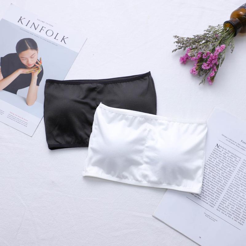 [Sỉ lẻ] ÁO BRA, ÁO ỐNG QUÂY NGỰC KHÔNG DÂY, CÓ ĐỆM LÓT chất cotton, Phong Cách Hàn Quốc quyến rũ, có 2 màu đen trắng