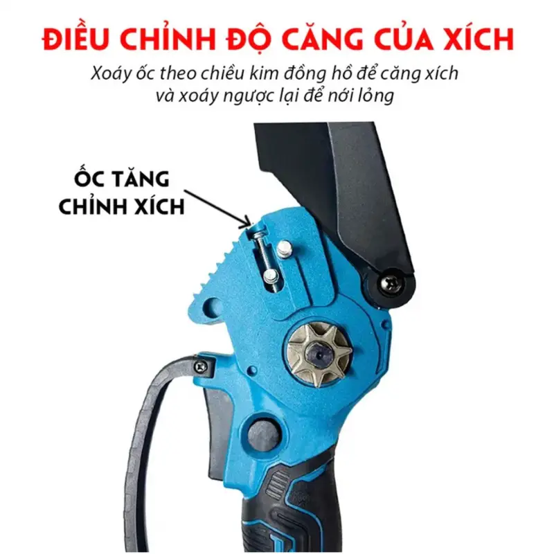 [BÁN CHẠY] Máy Cưa Xích PIN MAKITA 199V, Máy Cưa Xích Cầm Tay, Lõi Đồng, PIN Dung Lượng 32.000mAh, Lam Dài 6 Inch, Bảo Hành 12 Tháng 8
