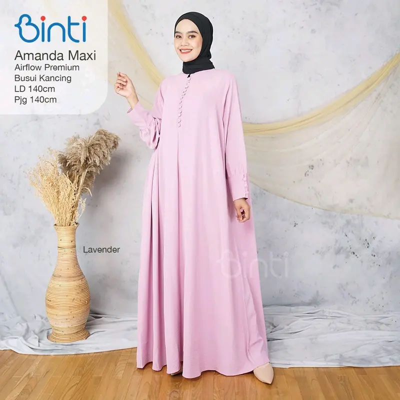 AMANDA OVERSIZE GAMIS JUMBO LD 140 XXXXL ORI BINTI 2
