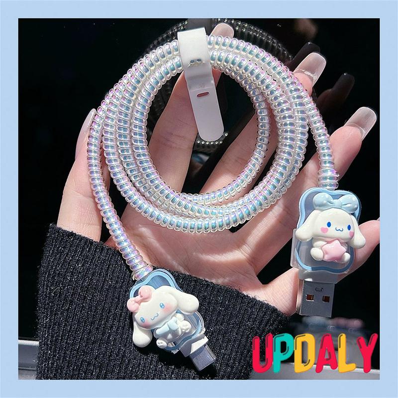 Product Introduction of Power Adapter 20W USB C เคสสายชาร์จเคสซิลิโคนอ่อนนุ่มลายการ์ตูนน่ารักสําหรับชาร์จตัวถนอมสายชาร์จ 16