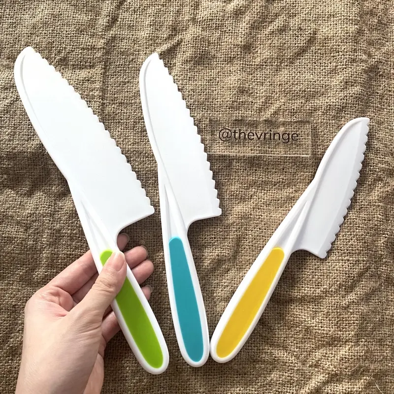 Pisau Anak Set isi 3 Kids Knives / Plastic Knife Pisau Dapur Anak 1