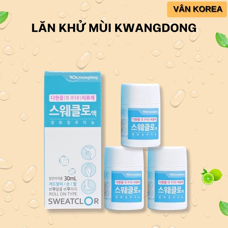 B01: Lăn Khử Mùi Kangdong Hàn Quốc Chai 30ml – Khử Mùi Ngăn Tiết Mồ Hôi & Giảm Thâm Vùng Nách