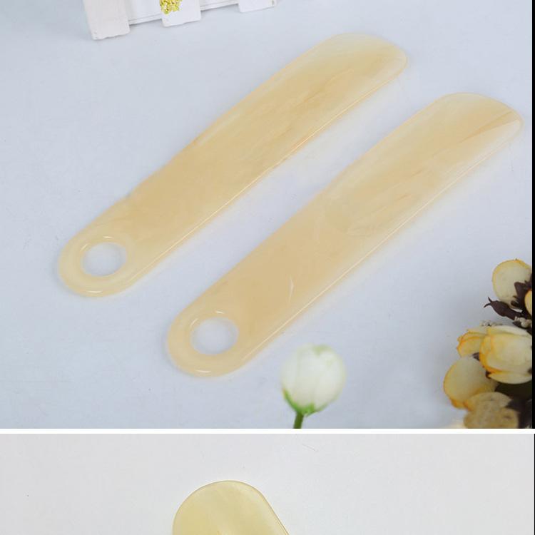 Product Introduction of Foldable Plastic Shoe Puller Can Carry Shoe Puller Pure Utility Translucent Fluid Pattern Small Shoe Puller 27