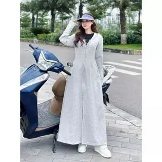 [ Deal mở bán TẶNG KÍNH RÂM] Áo Chống Nắng Nữ Toàn Thân chất Umi dày dặn Chống UV 50+ MINGBOU 2