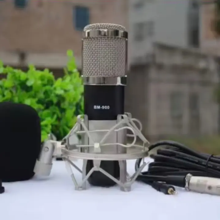 Micro Thu Âm Chuyên Nghiệp Chuyên Livestream, Hát Karaoke Online, Bộ Mic Thu Âm Bm-900 Hàng Chính Hãng Cao Cấp, Bắt Âm Tốt, Chống Hú Loại Bỏ Tạp Âm Bảo Hành 12 Tháng