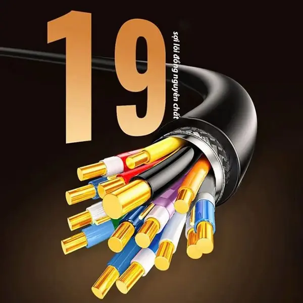Dây cáp HDMI 2.1 Ugreen 45432 2M 8K@60Hz, 4K@120Hz 48Gbps hỗ trợ HDR eARC 3