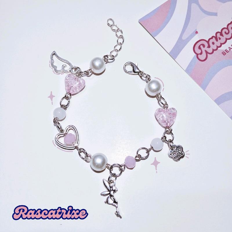 Coquette Fairy Bracelet | y2k aesthetic beads couple bracelet by rascatrixe 0