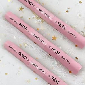 2 in 1 アイラッシュグルー＆シール 5本入り 防水・長持ち アイエクステ用グルー 女性用メイクアップツール