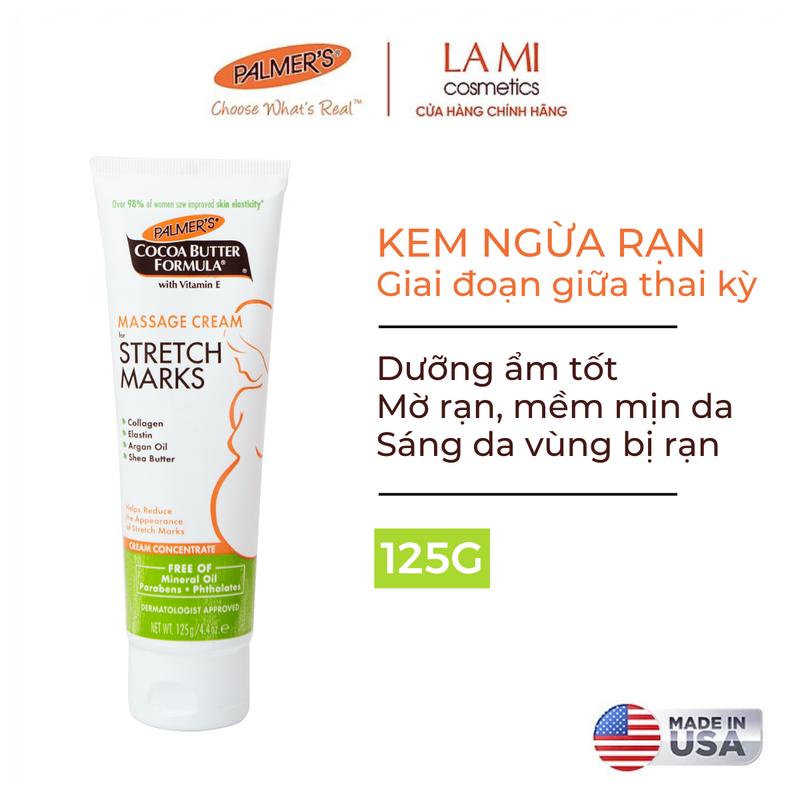 Kem giảm rạn da cho mẹ bầu chính hãng Palmer's 125g