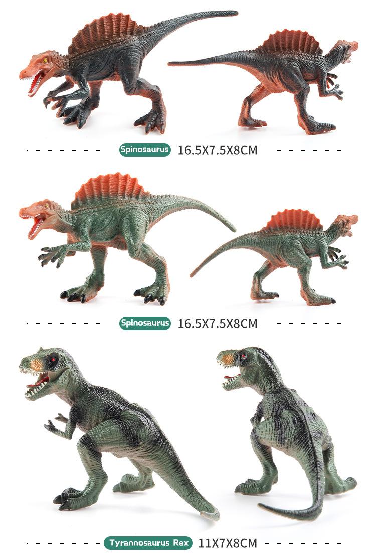 Product Introduction of Jurassic dinosaur model, kids toy, small dinosaur Model, multi Stegosaurus and Triceratops decoration, suitable for decoration, animal dinosaur theme 21