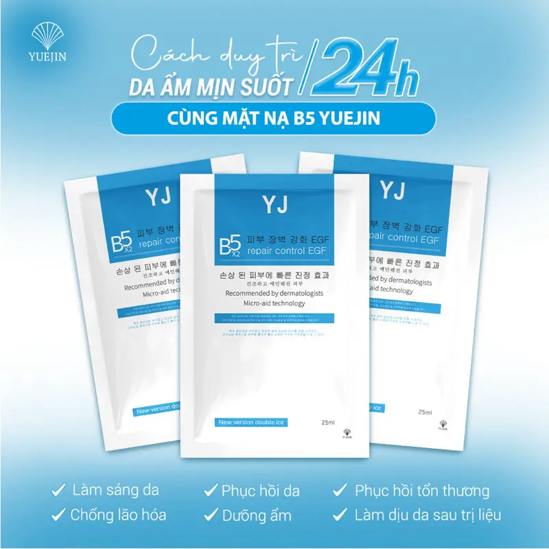 MẶT NẠ B5 EGF COMPLEX MASK KR.LAB CẤP ẨM VÀ DƯỠNG TRẮNG DA.