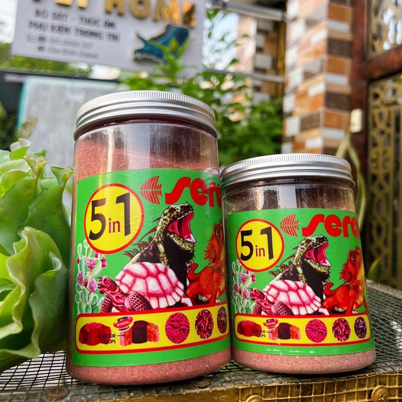 Thức ăn bổ sung loại 5IN1 cho IGUANA RỒNG NAM MỸ dạng bột