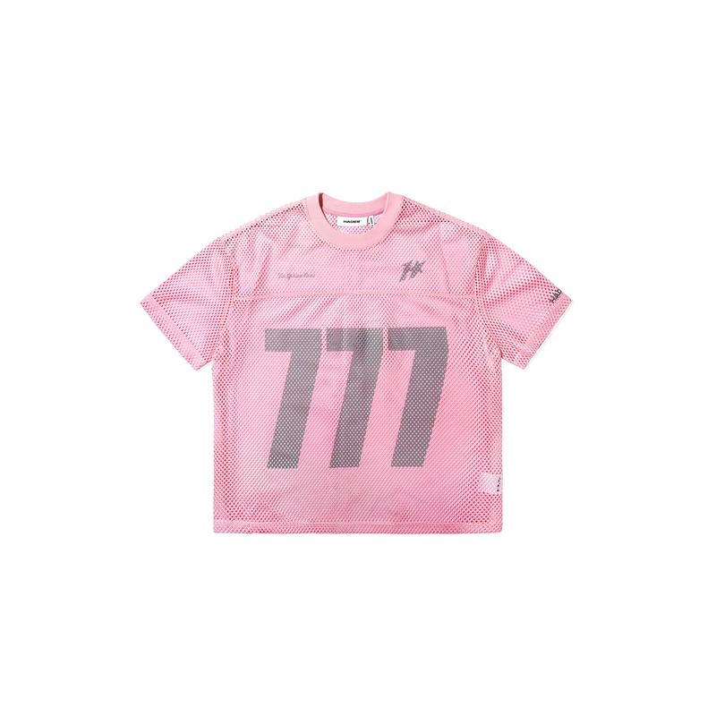 HADES 777 Jersey Mesh Pink - HADES Brand chính hãng Áo thun jersey lưới unisex