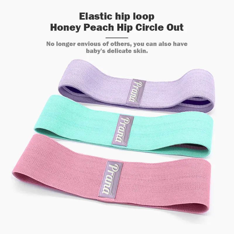 PRANA Tali Yoga Hip Bands Resistance - Alat Fitness Outdoor Gym Resistensi Tali Olahraga Perut Dengan 3 Level Size PN-FBB5083-5085 2