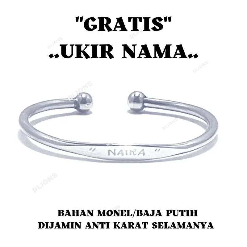 GELANG MONEL ANAK, GRATIS UKIR NAMA,GELANG ANTI STEP,GELANG KESEHATAN, 3