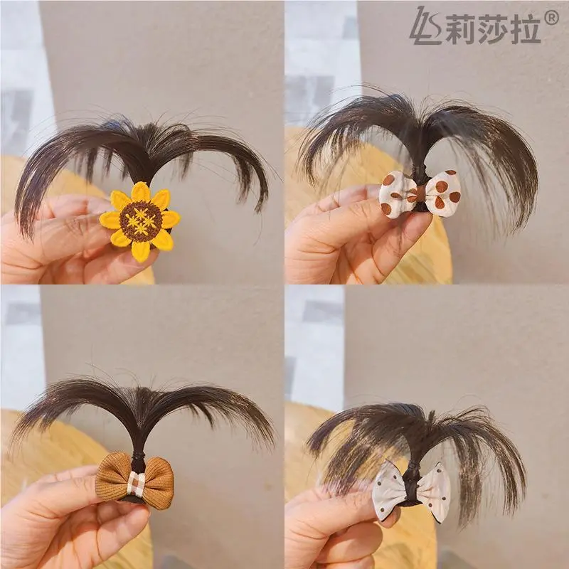 Kẹp Tóc Cho Em Bé, Cỡ Nhỏ, Tóc Giả Cho Trẻ Sơ Sinh, Đồ Trang Trí Tóc Chụp Ảnh Siêu Dễ Thương, Kẹp Tóc, Thiết Kế Thắt Nơ, Kéo Nhỏ Voi Kem 0