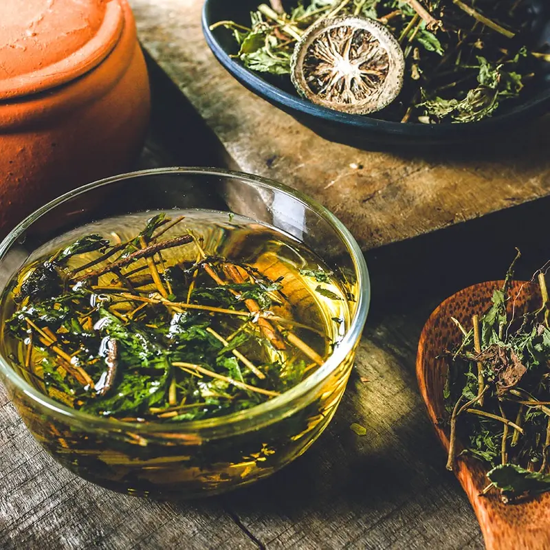 Cỏ ngọt sấy khô đặc sản Langfarm - Thảo mộc cho sức khoẻ, thơm dịu vị thiên nhiên, hàng loại 1 - 225g 2