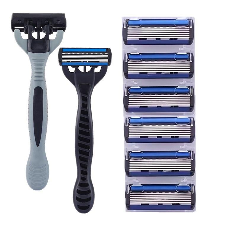 Shaving Razor 6-layer Blade Razors for Shaving Men&Womens Hair Removal 36 Shaving Blades Manual Shaver Safety Razor Comfort 1