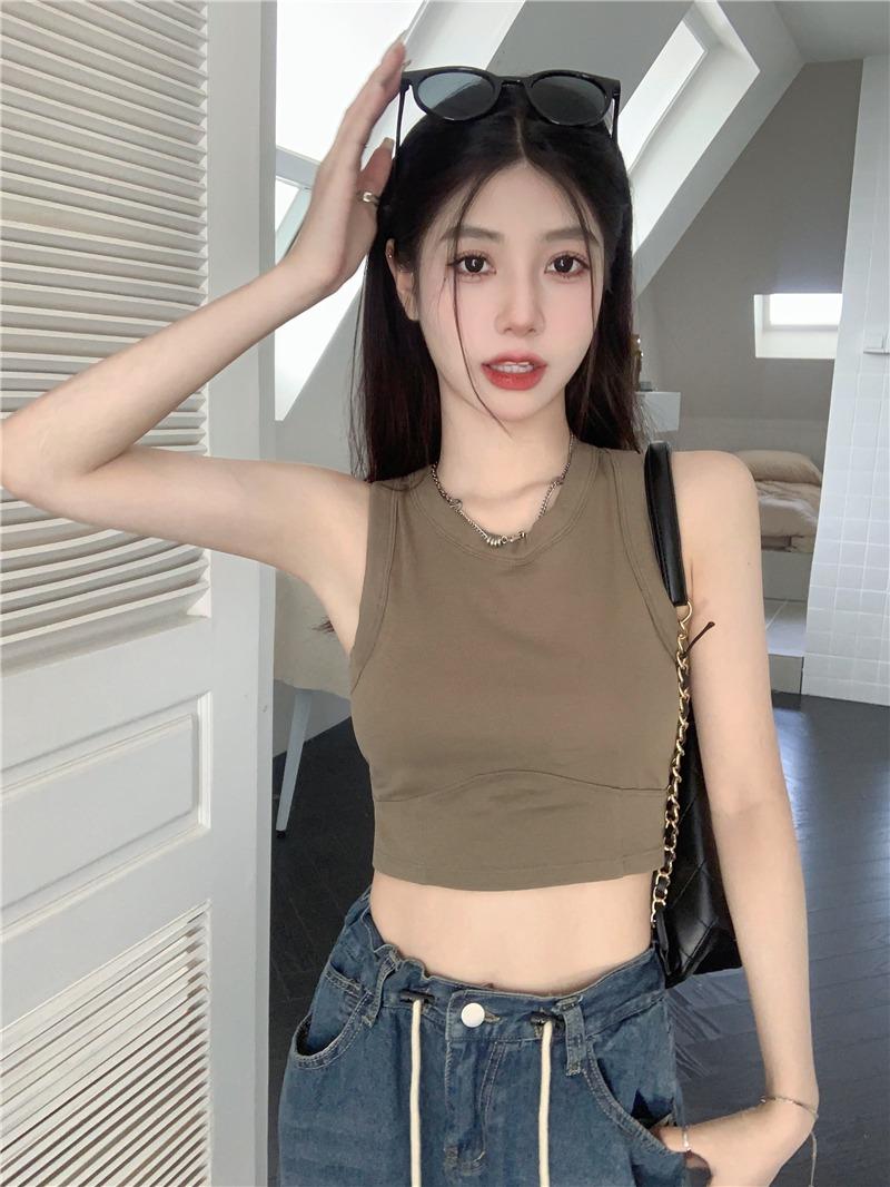 Product Introduction of Áo Ba lỗ Nữ Áo Croptop Cotton Mềm Mịn Kèm Mút Đệm Ngực Dáng Ngắn Siêu Hot Hàng QC Loại 1 Màu Đen, 5 Màu Kem Đệm Lót Women Thun áo croptop cóáotrong 19