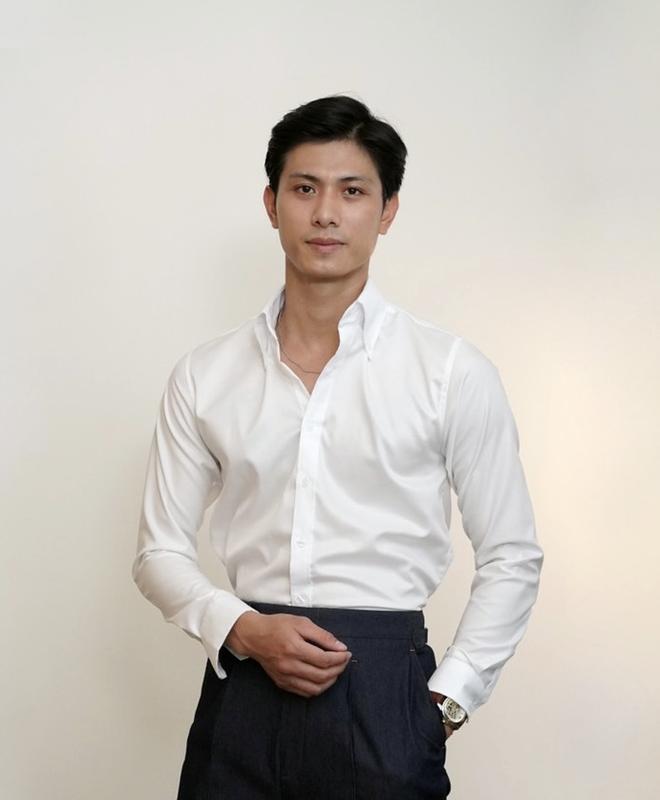 Lehman Brother - Áo Somi Nam 5 màu mặc hàng ngày cổ Đức dài tay có khuy cài Menswear Sơ Mi Shirt