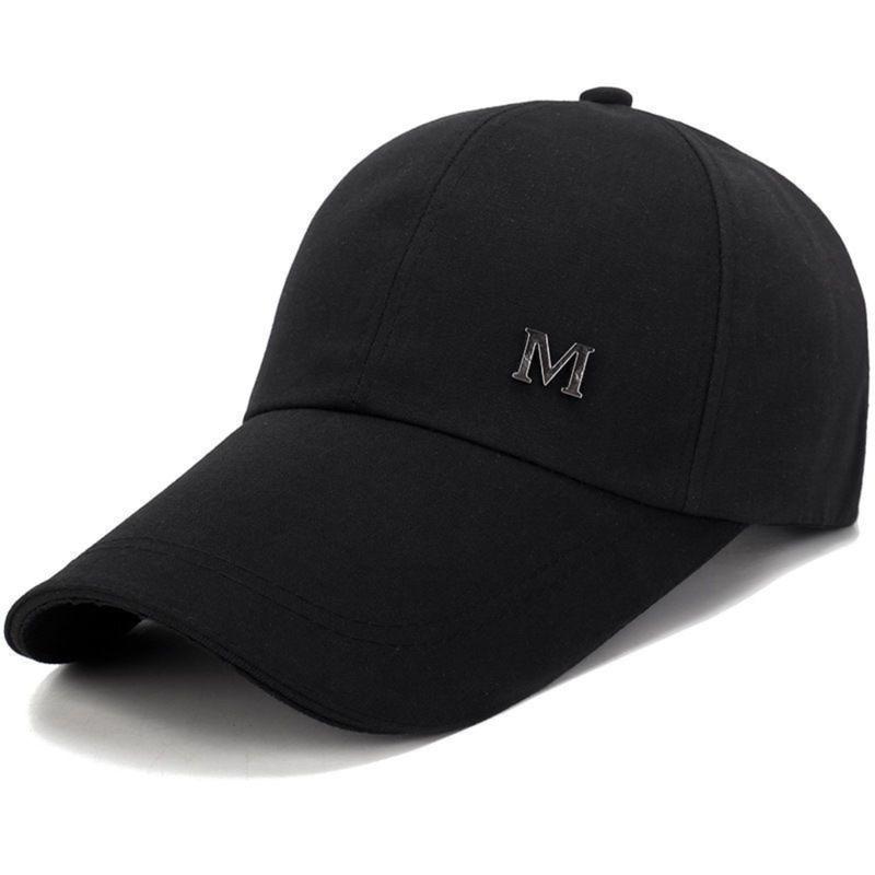 Hot Selling Hat Men's Spring and Autumn Lengthened Brim Sun Protection Sun Hat Outdoor Casual Peaked Cap Fashion All-Match Baseball Cap 3