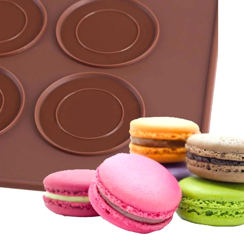Product Introduction of 30 Cavity Silicone Pastry Cake Macaron Macaroon Oven Baking Mould Sheet Mat 56