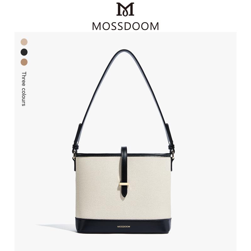 MOSSDOOM Catly Bag Túi đeo vai nữ thời trang màu sắc đơn giản
