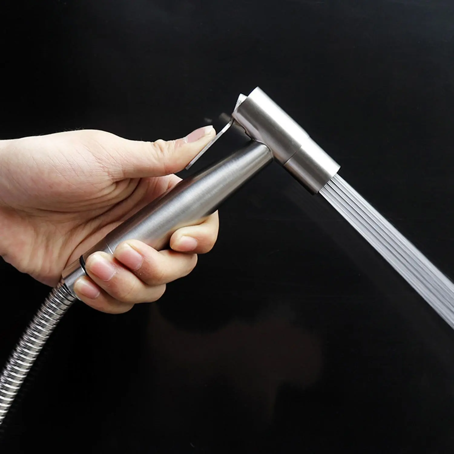 Stainless Steel Handheld Bidet Sprayer, Bathroom Shower Head, Bathroom Accessories, Home Supplies, Bathroom Gadgets