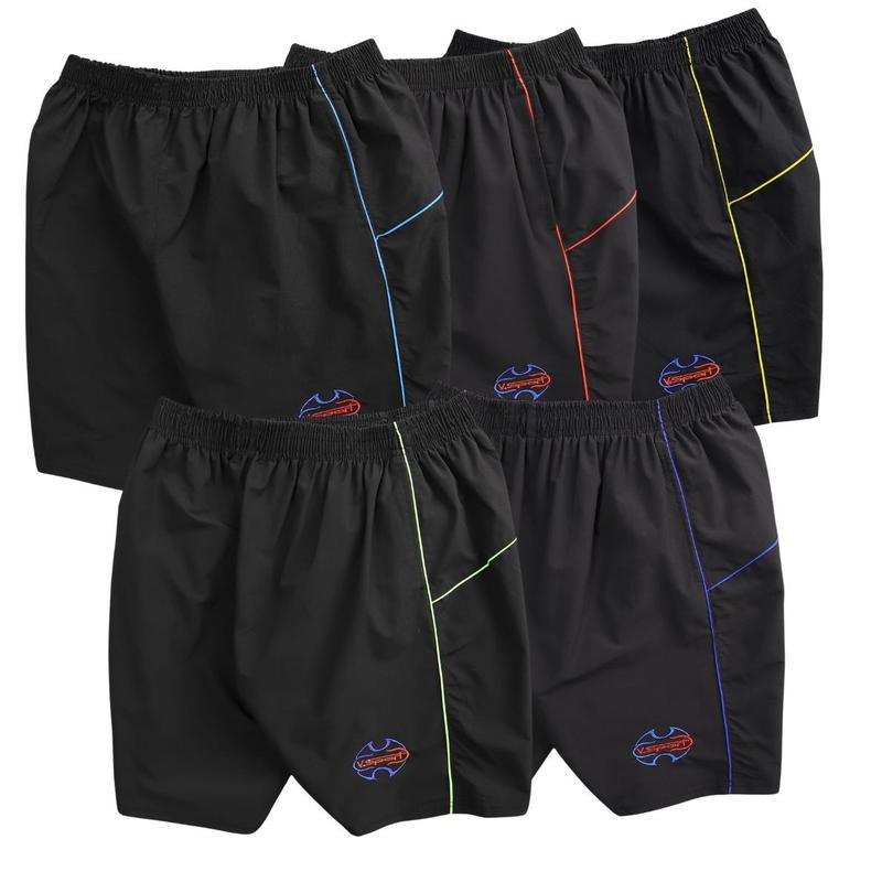 Quần đùi nam dù gió mèn min Quần đùi 1 viền kiểu dáng thoải mái 2 túi hông Có Túi Menswear Dây Rút combo 3