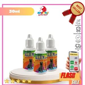 ALLIUM DROP 30 ml (Obat tetes telinga, anti mites )|OBAT, VITAMIN & SUPLEMENT