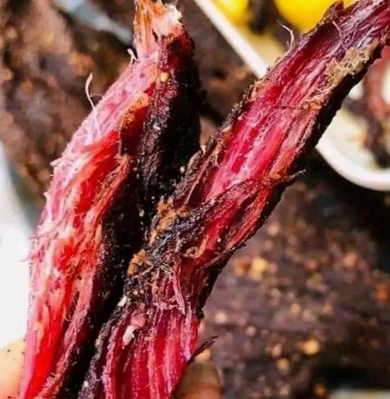 500 gam thịt trâu gác bếp khô Sông Mã Sơn La Snack Ăn Vặt