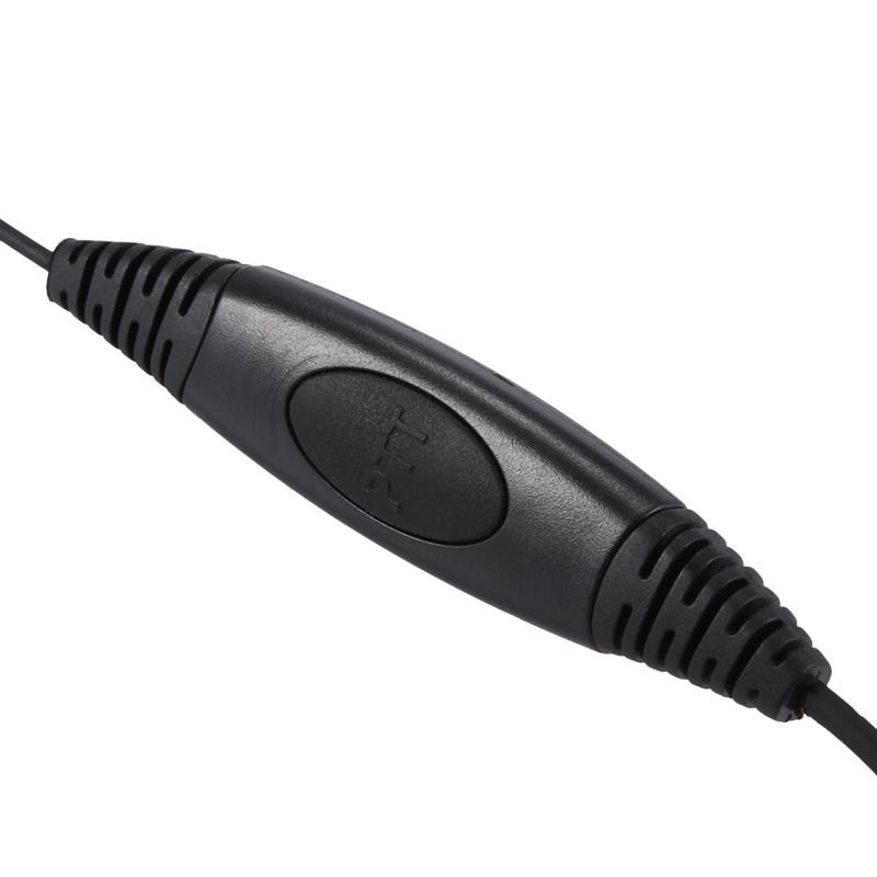 2 Pin 3.5mm/2.5mm Ear Bar Earpiece Mic PTT Walkie Talkie Headset for Kenwood BAOFENG UV-5R BF-777 BF-888s Baofeng Accessories 3