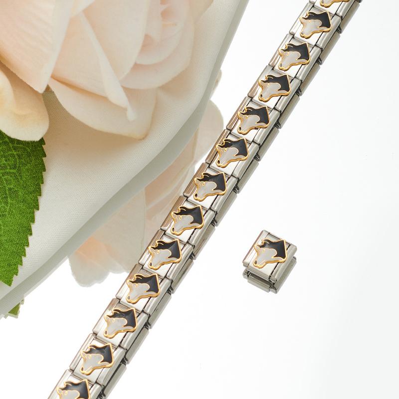 Product Introduction of Modular Bracelet Titanium Oil Drop DIY Custom Fit Unisex 17