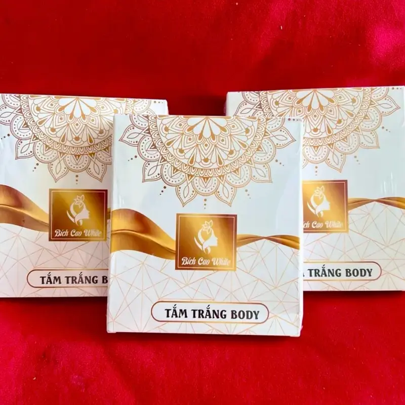 1 Hộp Sữa Tắm Toàn Thân Bích Cao White Giúp Hỗ Trợ Tẩy Tế Bào Chết, Dưỡng Da Dưỡng Body Dưỡng Da Body 5