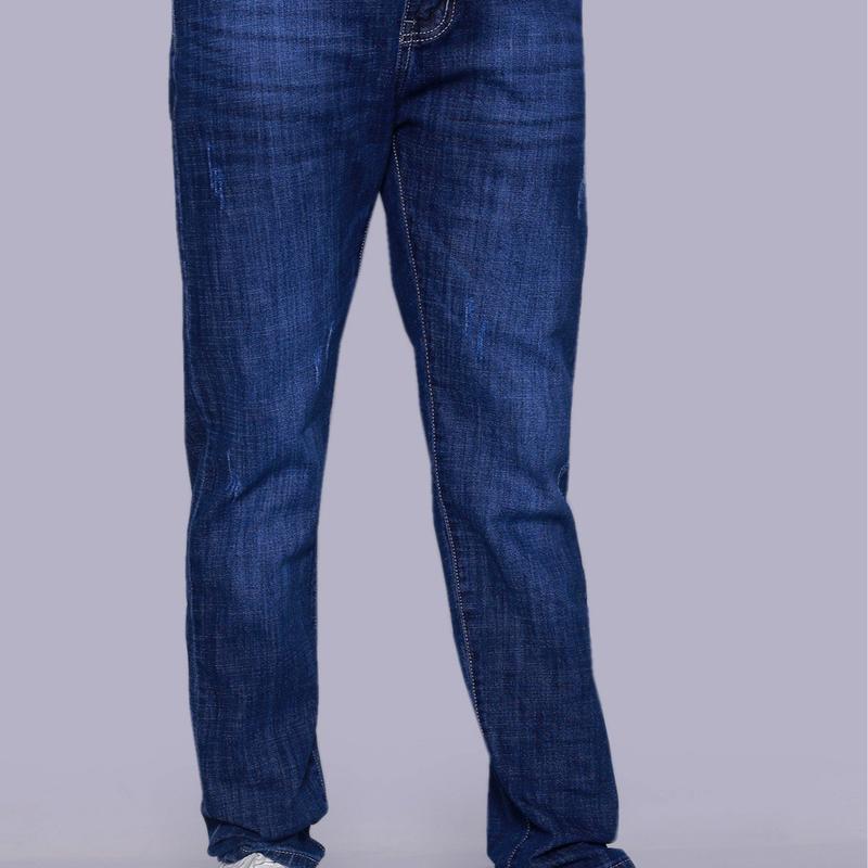 Quần Jean Nam Cao Cấp XANH ĐẬM CÀO- HC 14 Menswear Pants Có Túi Lưng Cao