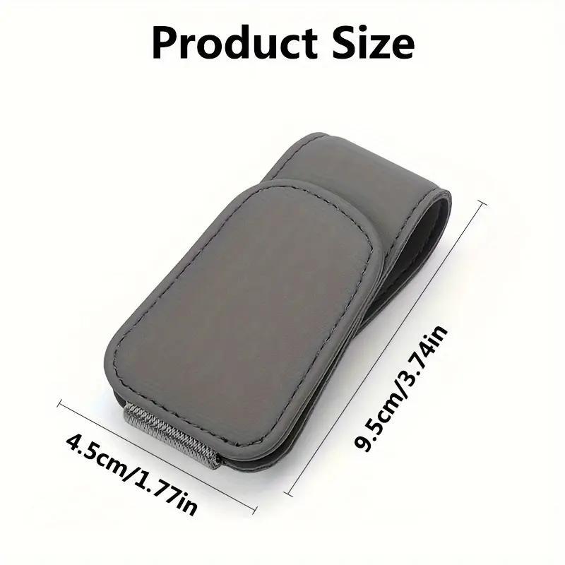 Product Introduction of Car Sun Visor Glasses Holder, Magnetic Car Sun Visor Card & Glasses Holder, Universal Car Interior Accessories for Driver 1