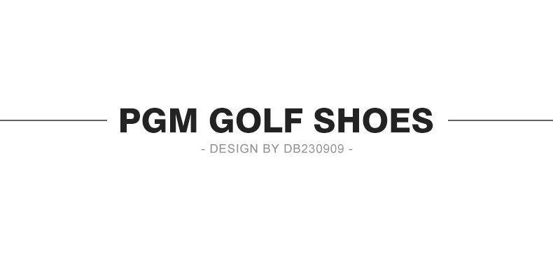 Product Introduction of [PGM] Golf Shoe Men's Waterproof Sneakers Knob Shoelace Anti-Slip Golf Shoes Xz300 32
