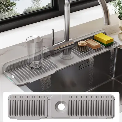 Sink Scratch Protection Sink Protector Mat - Silicone Kitchen Sink ...