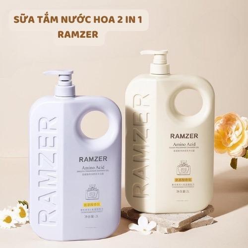 Sữa tắm Truyền Trắng Hương Nước hoa 2in1 Ramzer Hương Thơm Thanh Mát Ngọt Ngào Làm Sạch Da, Giúp Da Dưỡng Âm Dưỡng Da Body Làm Đẹp Da