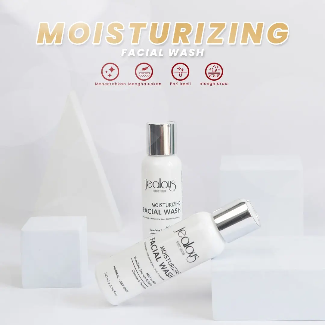 FACIAL WASH LIGHTENING | SABUN PEMBERSIH WAJAH PENCERAH SEMUA JENIS KULIH | PENGECIL PORI Muka Pencuci