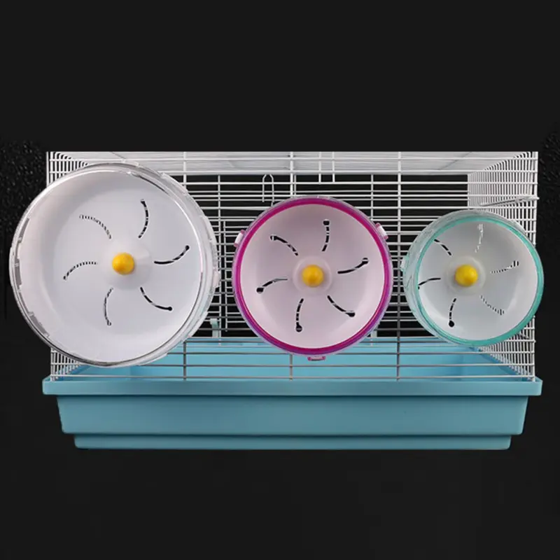 Hamster Running Wheel 21cm Silent Wheel Roller Golden Bear Hedgehog Running Wheel Hamster Sports Equipment