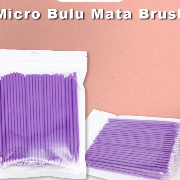 Kuas maskara kuas micro Cincin eyelash bulu mata eyelash knot free flare pinset bulu mata 3