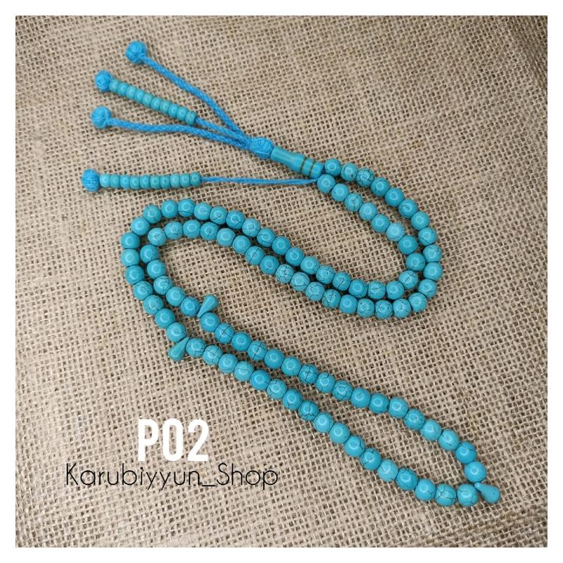 Tasbih Batu Firus Fairus Pirus Asli Import Mesir 1