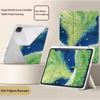 Gambar Creative Artistic Painted Tablet Case for iPad gen 10 iPad Air 5 Air 4 iPad Gen 9 Case for iPad Pro 11 12 9  Air 6 2024 10"2 8th 10th 9.7”2024 Pro13”mini6/7 8.3" with Acrylic 3+Y Fold Clear Back Panel - HD155, Air1/2 Gen 5/6-9.7" dari LGEE CASE Kota Tangerang 5 Tokopedia