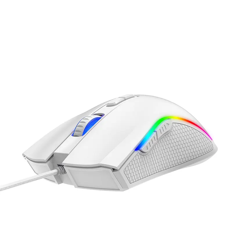HXSJ-A869 Wired Gaming Mouse, 3200DPI Optical Sensor Mouse, Ergonomic Right Hand Gamer Mouse, Gaming Accessories for Home Office 1